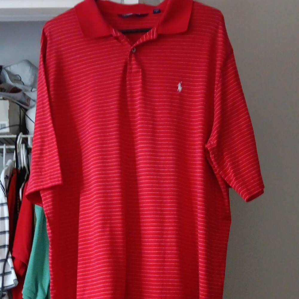 Polo Golf by Ralph Lauren Red Classic Polo Shirt